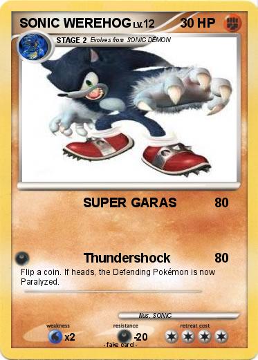 Pokemon SONIC WEREHOG