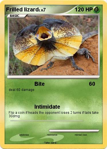 Pokemon Frilled lizard