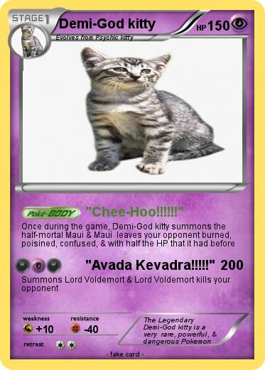 Pokemon Demi-God kitty