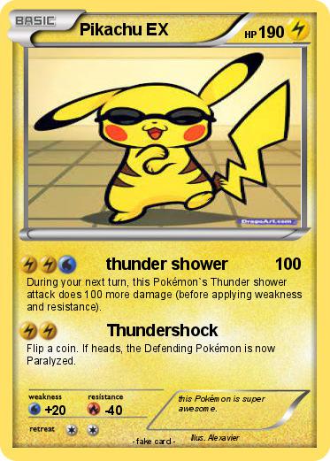 Pokemon Pikachu EX