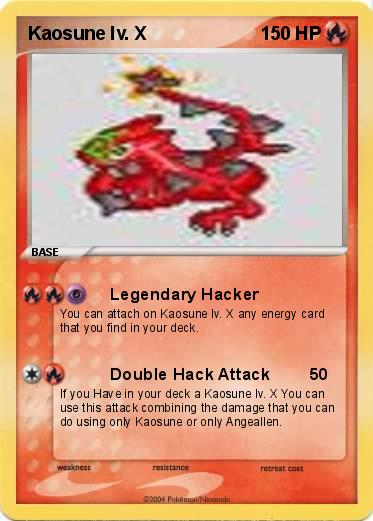 Pokemon Kaosune lv. X