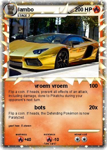 Pokemon lambo