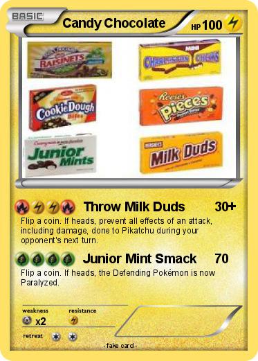 Pokemon Candy Chocolate