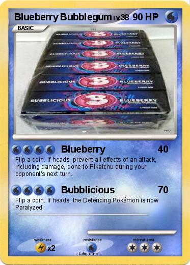 Pokemon Blueberry Bubblegum