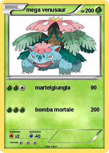 Pokemon mega venusaur