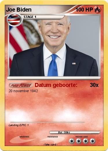 Pokemon Joe Biden