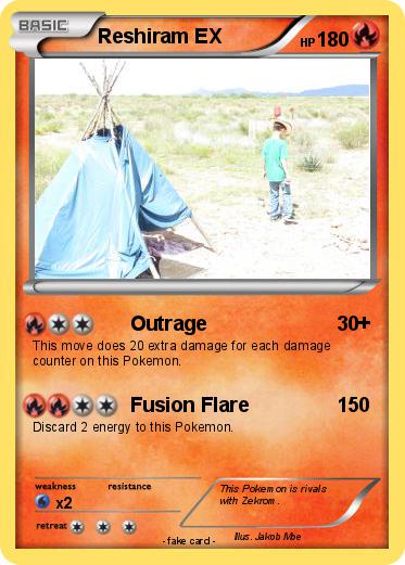 Pokemon Reshiram EX