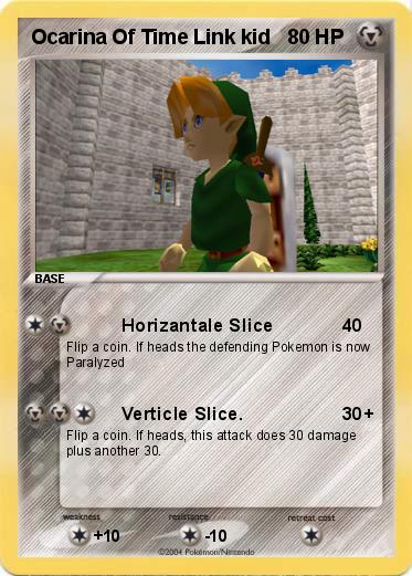 Pokemon Ocarina Of Time Link kid