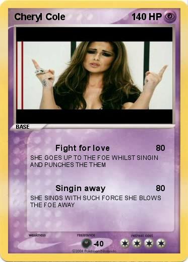 Pokemon Cheryl Cole