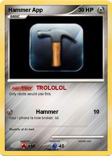 Pokemon Hammer App