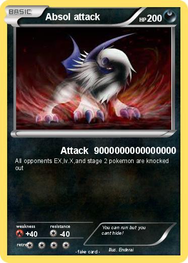 Pokemon Absol attack