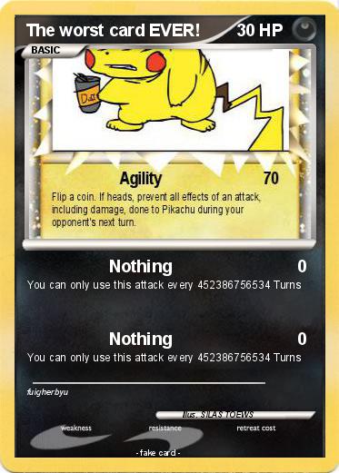 Pokemon The worst card EVER!