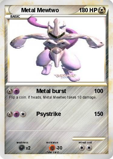 Pokemon Metal Mewtwo