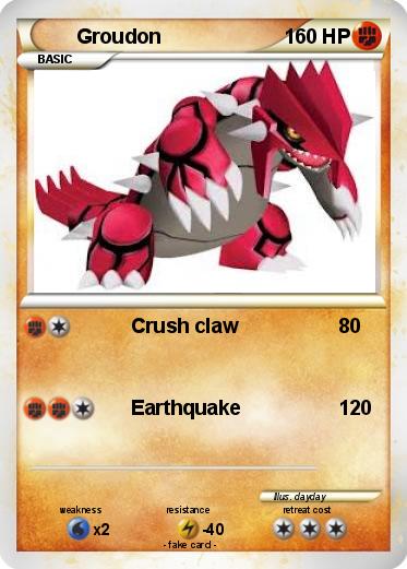 Pokemon Groudon