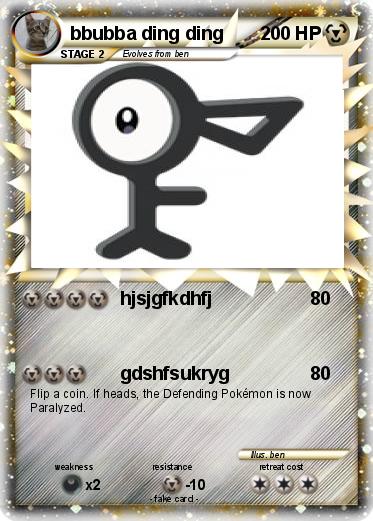 Pokemon bbubba ding ding