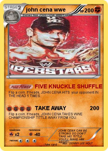 Pokemon john cena wwe