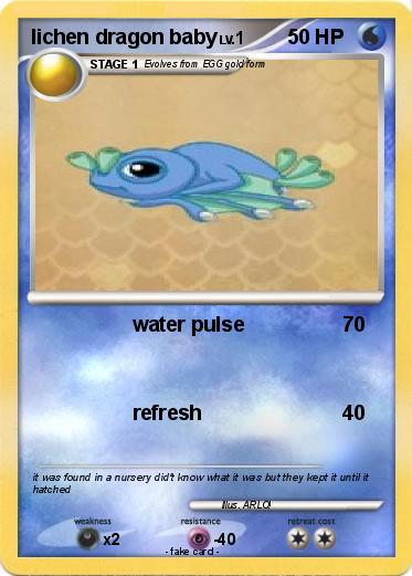 Pokemon lichen dragon baby