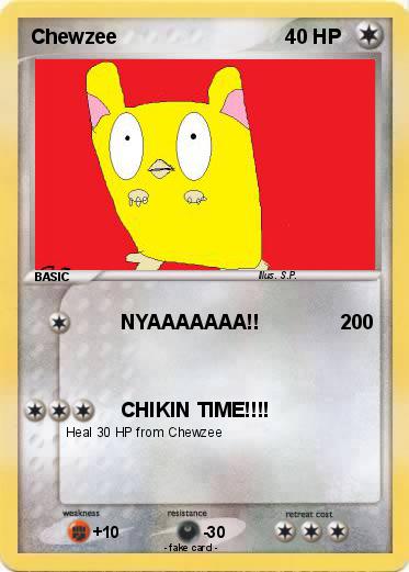 Pokemon Chewzee