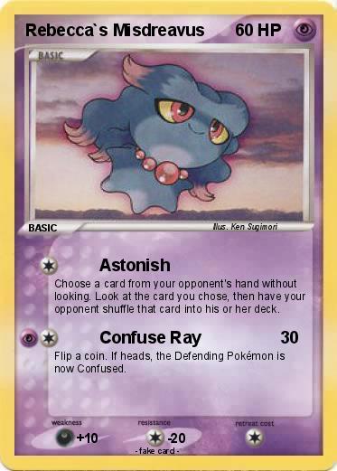 Pokemon Rebecca`s Misdreavus