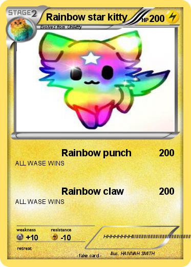 Pokemon Rainbow star kitty