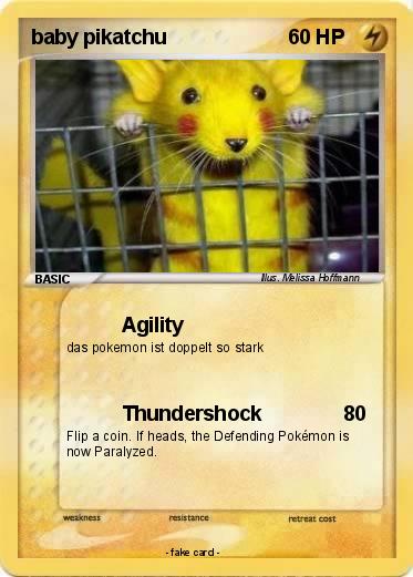 Pokemon baby pikatchu