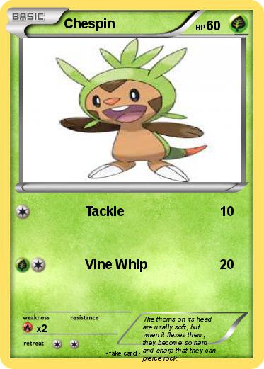 Pokemon Chespin