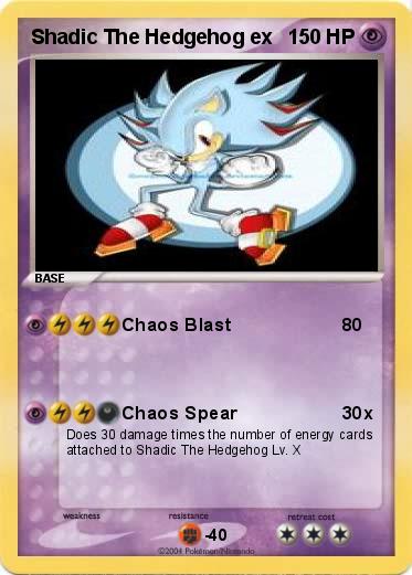 Pokemon Shadic The Hedgehog ex