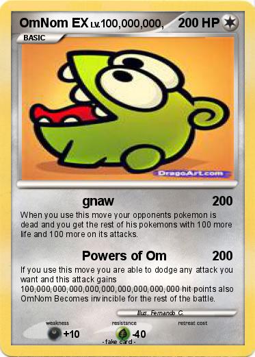 Pokemon OmNom EX