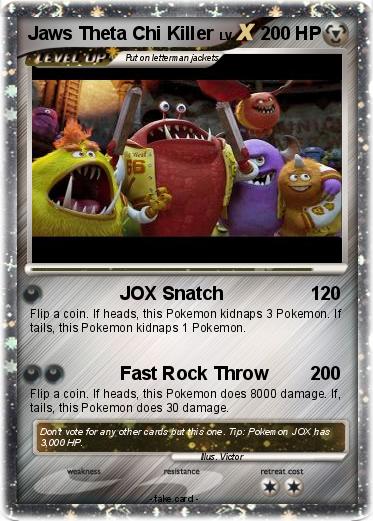 Pokemon Jaws Theta Chi Killer