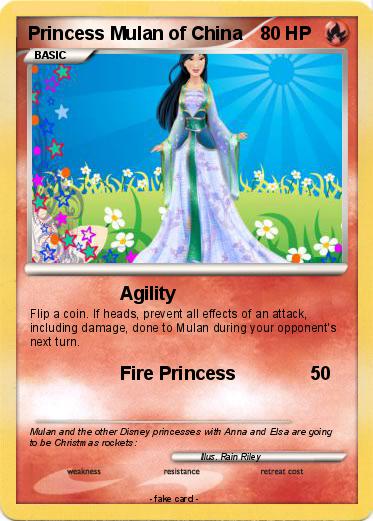 Pokemon Princess Mulan of China