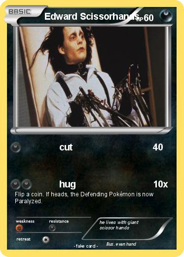 Pokemon Edward Scissorhands