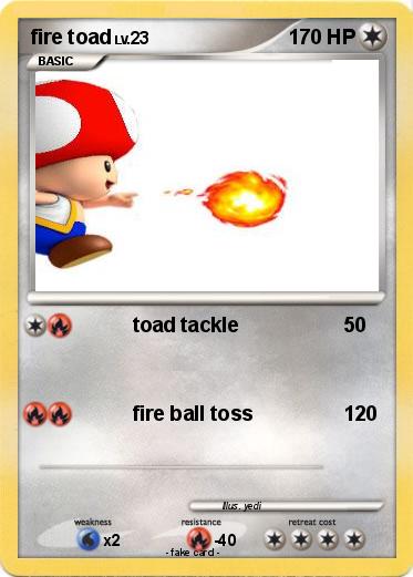 Pokemon fire toad