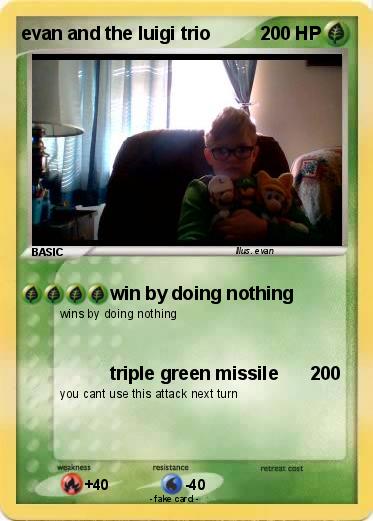 Pokemon evan and the luigi trio
