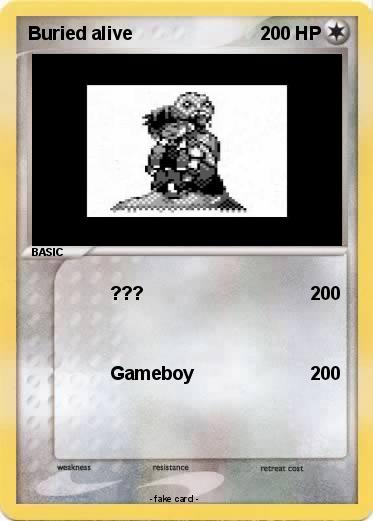 Pokemon Buried alive