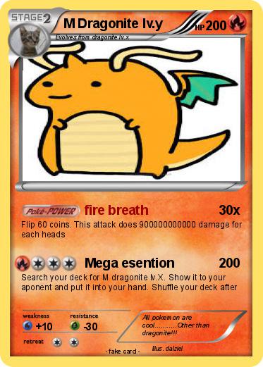 Pokemon M Dragonite lv.y