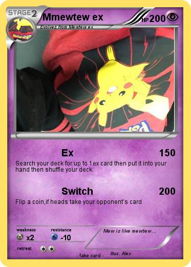 Pokemon Mmewtew ex