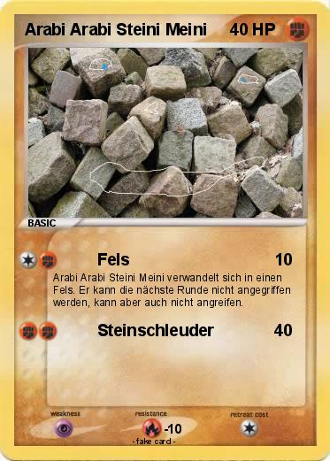 Pokemon Arabi Arabi Steini Meini