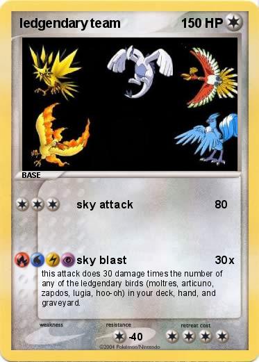 Pokemon ledgendary team