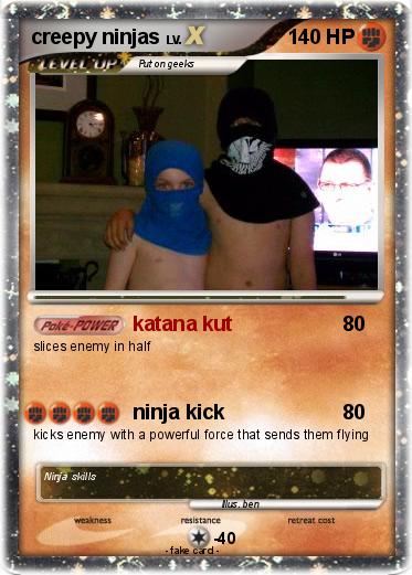 Pokemon creepy ninjas