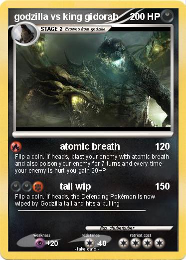 Pokemon godzilla vs king gidorah