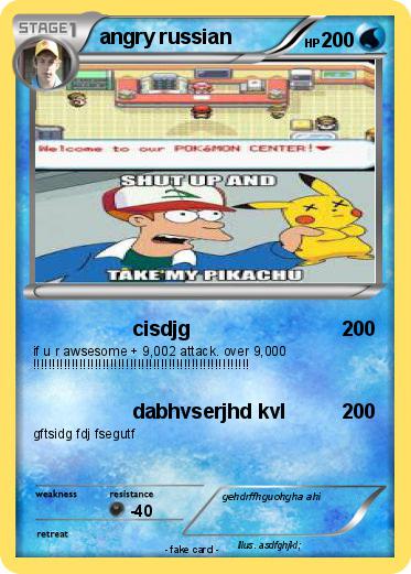 Pokemon angry russian