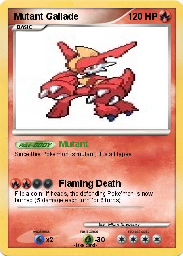 Pokemon Mutant Gallade