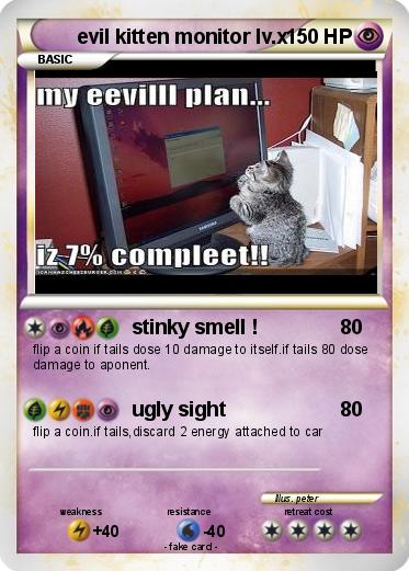 Pokemon evil kitten monitor lv.x