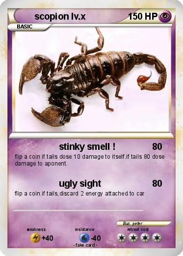 Pokemon scopion lv.x