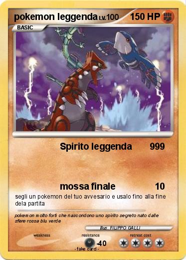 Pokemon pokemon leggenda