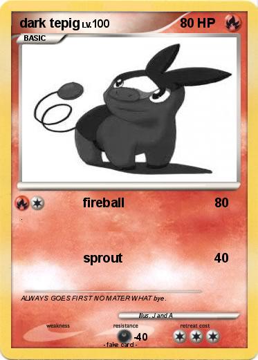 Pokemon dark tepig