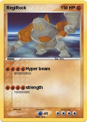 Pokemon RegiRock Pokemon RegiRock