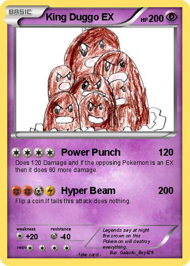 Pokemon King Duggo EX