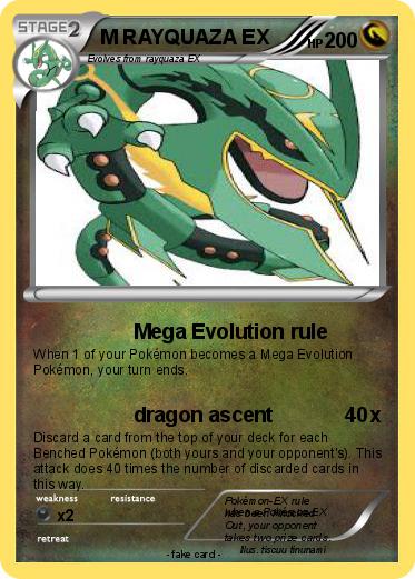 Pokemon M RAYQUAZA EX