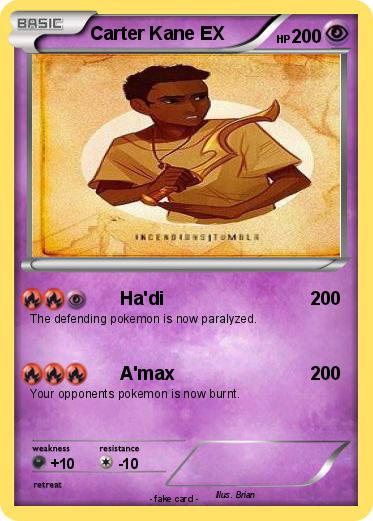 Pokemon Carter Kane EX